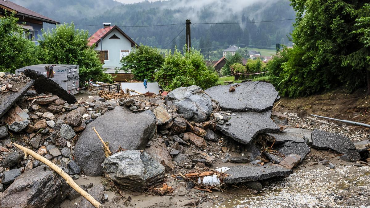 Vor Unwetterkatastrophen wie jener in Treffen im Jahr 2022 wird die Bevölkerung nun per Handy gewarnt