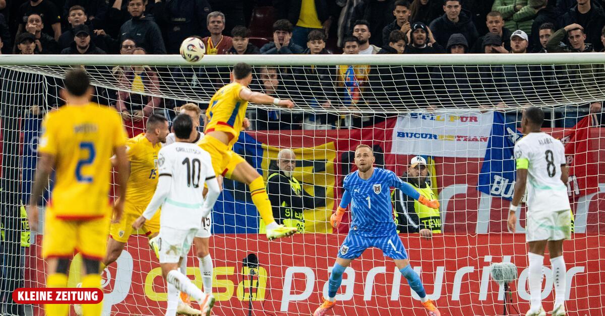 Österreich kassiert gegen Rumänien Niederlage in letzter Sekunde