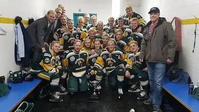 Das Team der Humboldt Broncos bei einem vergangenen Spiel