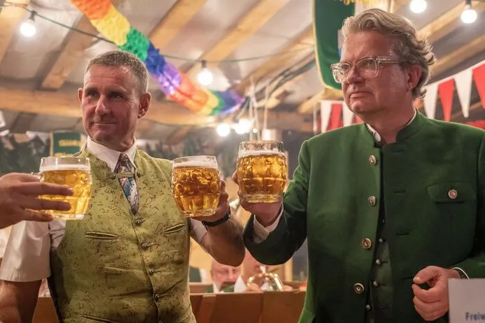 Altaussees Bürgermeister Gerald Loitzl mit LH Drexler
