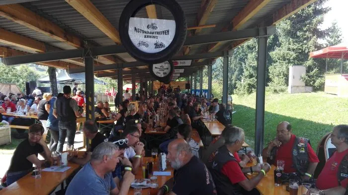 Das Internationale Motorradtreffen beim Unterwirt in Kaning bei Radenthein erfreut sich großer Beliebtheit.