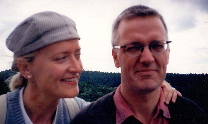 Seit 1993 verheiratet: Johanna Rachinger und Verleger Fritz Panzer