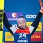 Teresa Stadlober zeigt in Oberhof auf