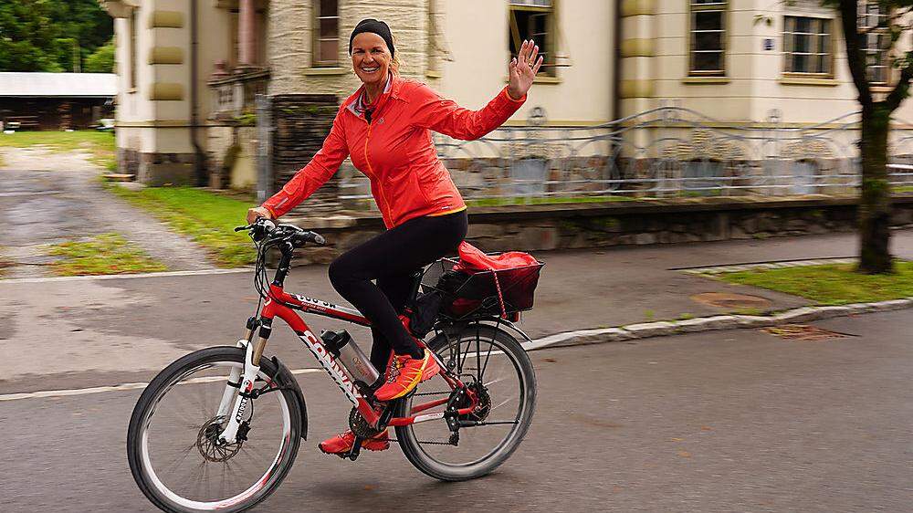 Hera Lind fuhr mit dem Rad von Salzburg nach Spittal