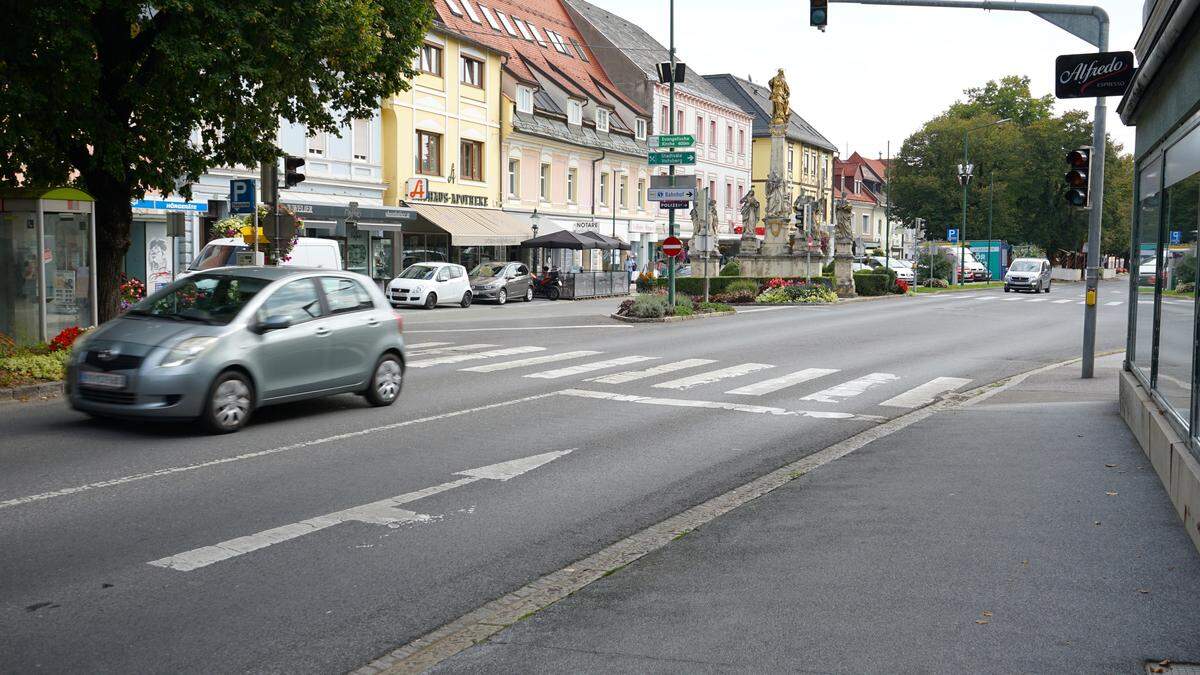 Der Vorfall ereignete sich am Zebrastreifen beim Stadtcafé Voitsberg