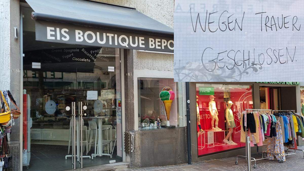 Die &quot;Eis Boutique Bepo&quot; ist vorübergehend geschlossen