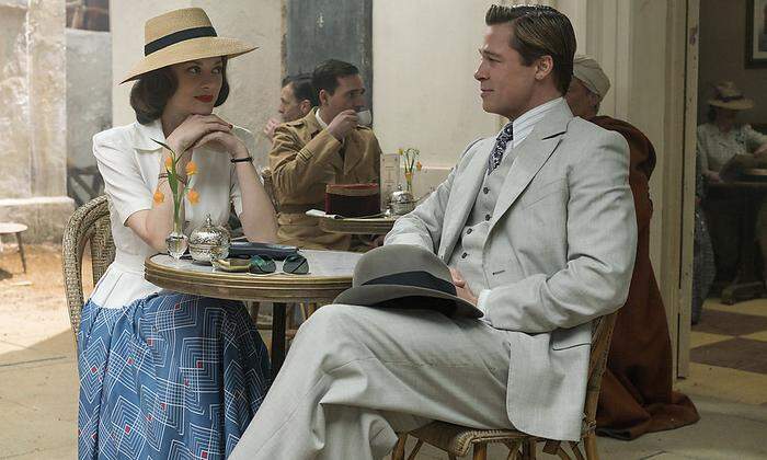 Cotillard und Pitt in "Allied"