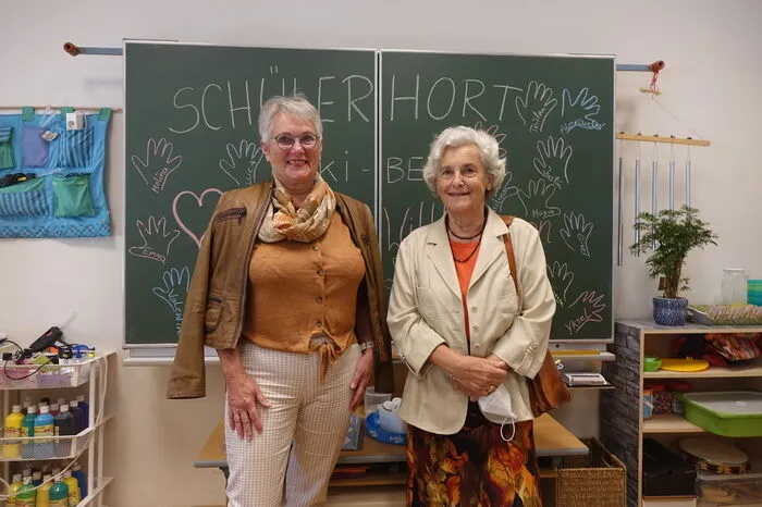 Die Volksschuldirektorinnen außer Dienst, Ingeborg Götzl und Brigitte Tschepper.