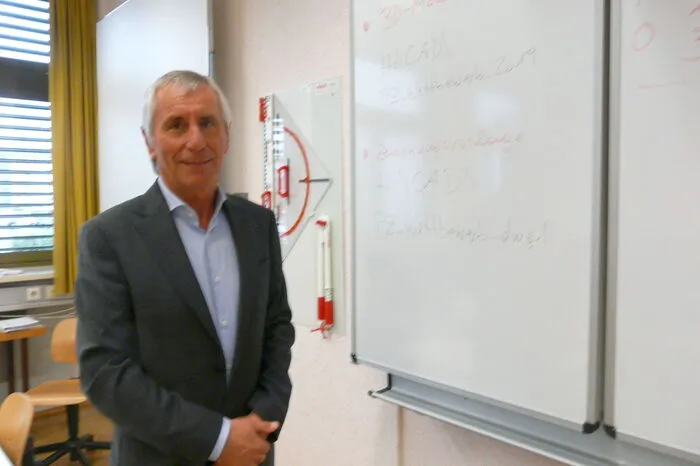 Der Hausherr der Landesberufsschule Knittelfeld: Direktor Gerhard Waidacher