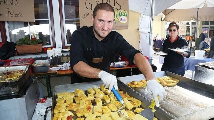 In 45 verschiedenen Gerichten wurde die Polenta serviert