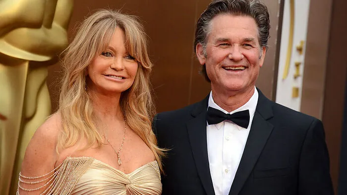 Goldie Hawn mit Partner Kurt Russell. Seit 1983 sind sie ein Paar, ohne Trauschein fest liiert.