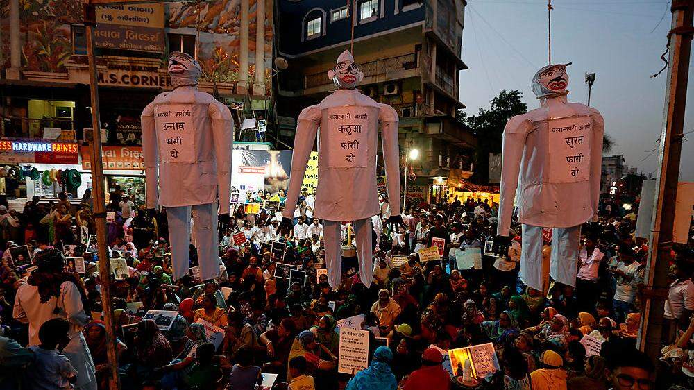 In Indien gab es landesweite Proteste
