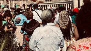 Pilger aus Tonga auf Wallfahrt im Heiligen Jahr