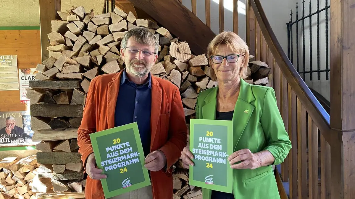 Marianne Müller-Triebl, Bezirkssprecherin, und Landtagsabgeordneter Andreas Lackner präsentierten kürzlich ihre Themen für die Südoststeiermark