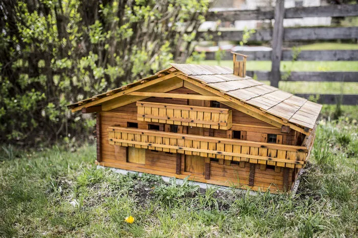 Schmiedmaiers Lieblingsstück: Ein Tiroler Bauerneinhof, der noch gar nicht so lange in seinem Garten einen Platz gefunden hat.