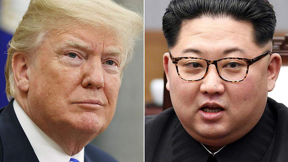 Machtmenschen: Donald Trump und Kim Jong-un.