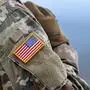 Ein US-Soldat in Grafenwöhr in Bayern 