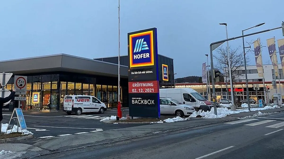 Am 2. Dezember wird die Hofer-Filiale in Gleisdorf wiedereröffnet