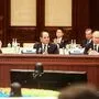 Sebastian Kurz, Ägyptens Staatschef Abdel Fattah al-Sisi und der russische Präsident Wladimir Putin beim Seidenstraßen-Forum 