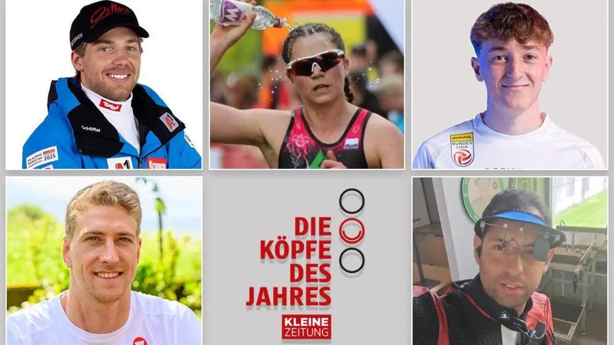Oben: Kilian Pramstaller, Theresa Moser und Michael Morgenstern; 
Unten: Heiko Gigler und Josef Pacher 