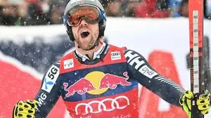 Aleksander Aamodt Kilde gewann die Abfahrt am Samstag