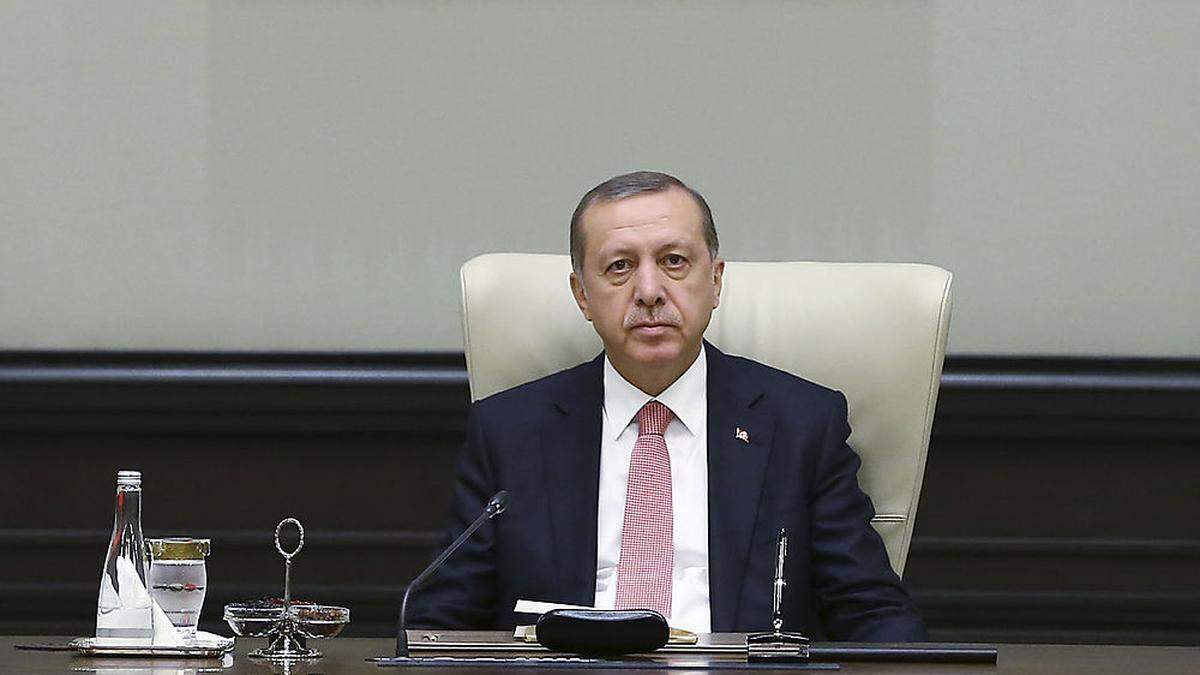 Der türkische Staatspräsident Recep Tayyip Erdogan