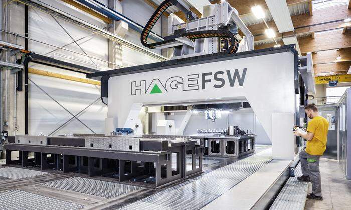 HAGE zählt weltweit zu den Technologieführern im FSW Bereich, einem speziellen Schweißverfahren, das vor allem in Leichtbauanwendungen wie der Elektromobilität eingesetzt wird