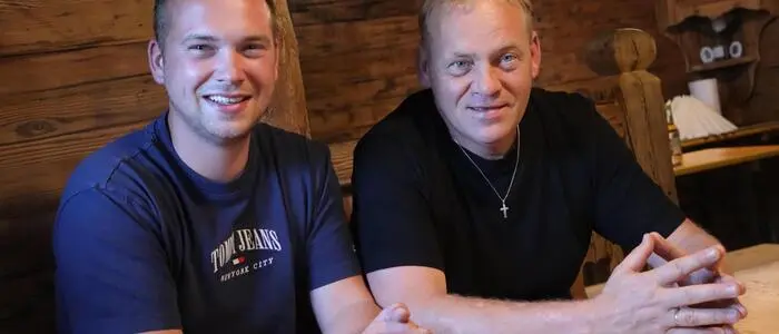 Das Vater-Sohn-Duo Fritz und Nico Kristoferitsch