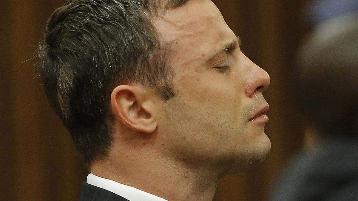 Oscar Pistorius bei der Urteilsverkündung