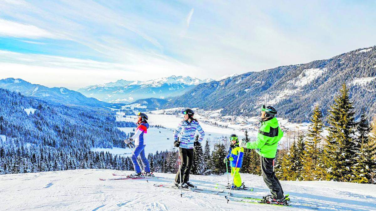 Am Weissensee warten Traumpisten und ein Traumausblick