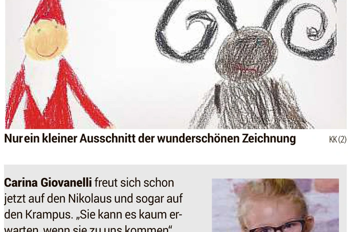 Liebe Kinder, habt ihr auch schöne Zeichnungen? Schickt sie uns einfach mit einem Portraitfoto (und Namen, Wohnort und Alter) von euch an judred@kleinezeitung.at.