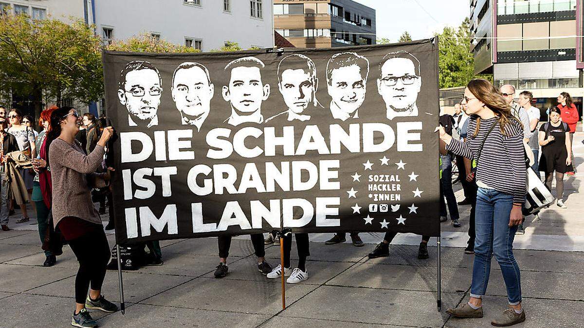 Neue Gesichter: Seit der letzten Donnerstagsdemo in Graz wurden einige politische Köpfe ausgetautscht