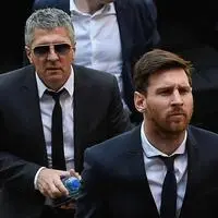 Lionel Messi und sein Vater Jorge im Jahr 2016