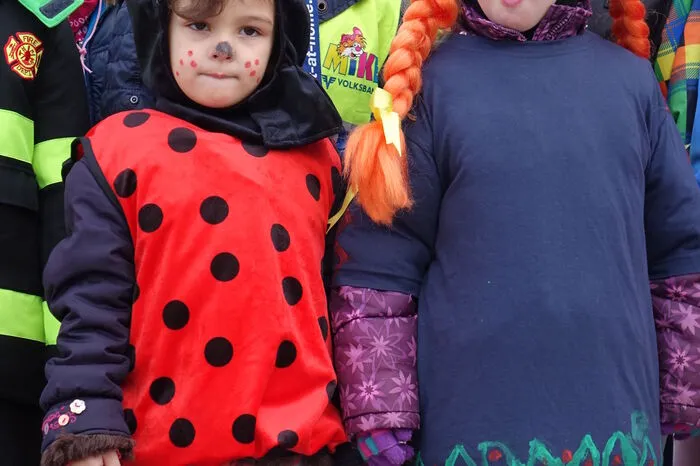 ... eines Marienkäfers oder auch in das Kostüm der vifen Pippi Langstrumpf.