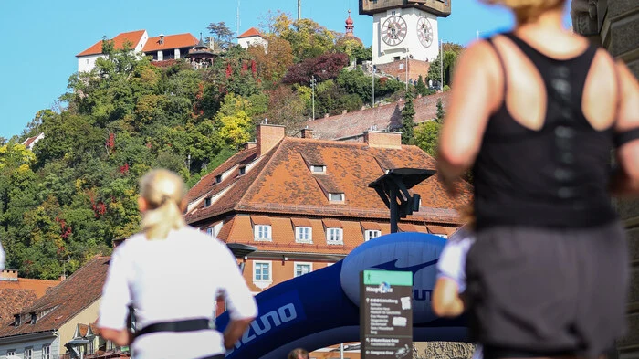 GRAZ,AUSTRIA,12.OCT.25 - RUNNING - Graz Marathon. Image shows Participants. Photo: GEPA pictures/ James Doak
