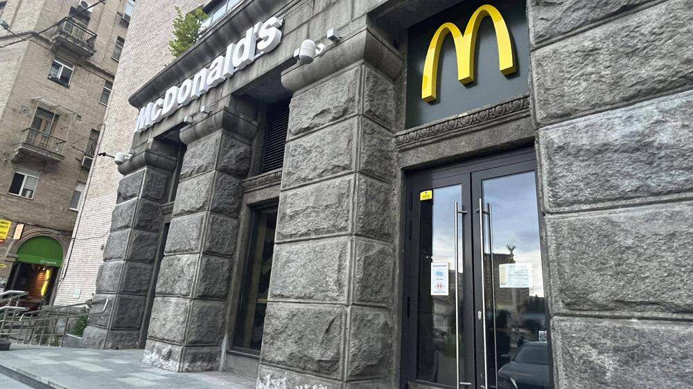 Geschlossene McDonald's-Filiale in Kiew
