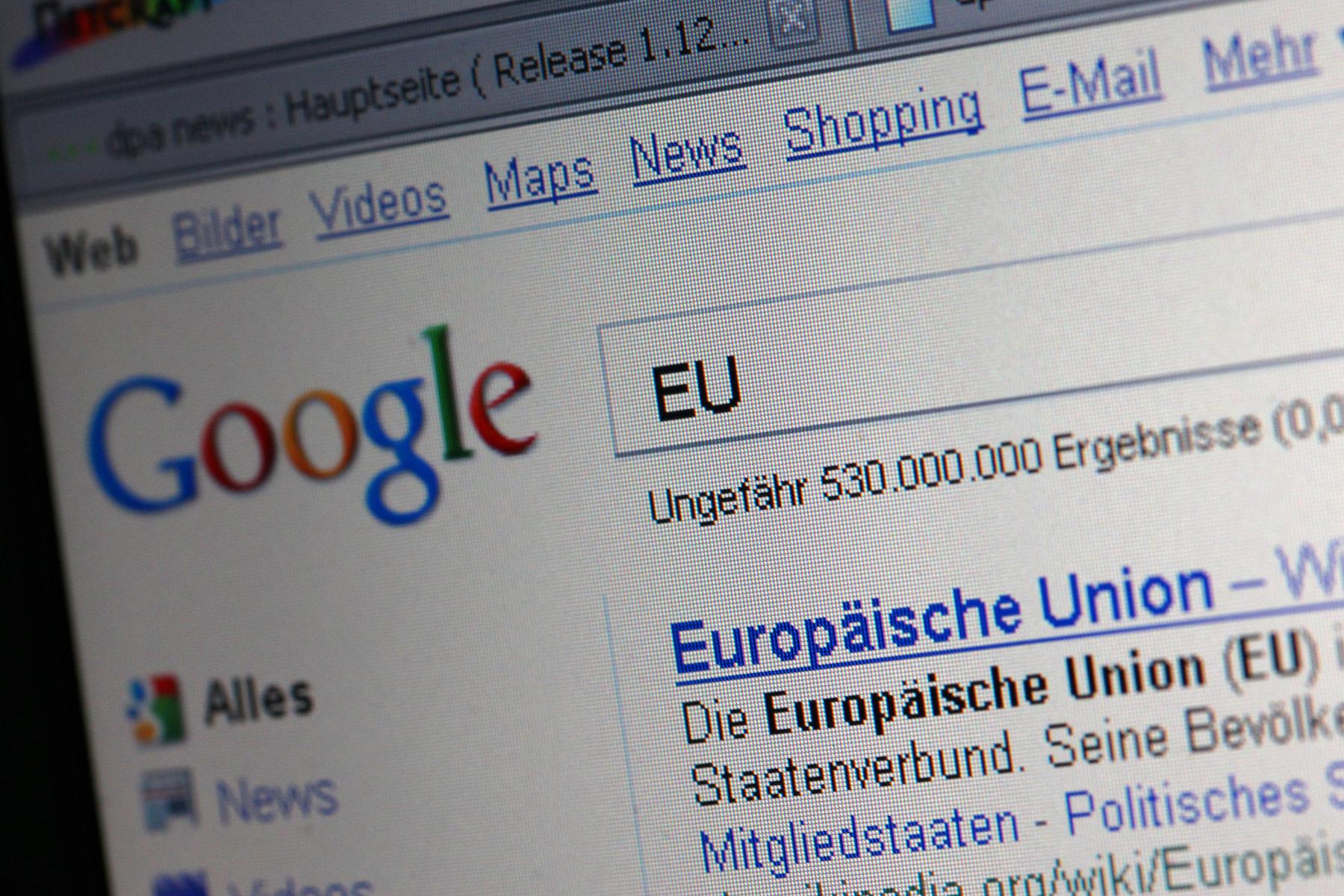 Verstoß gegen Wettbewerb: EU verhängt Milliardenstrafe gegen Google