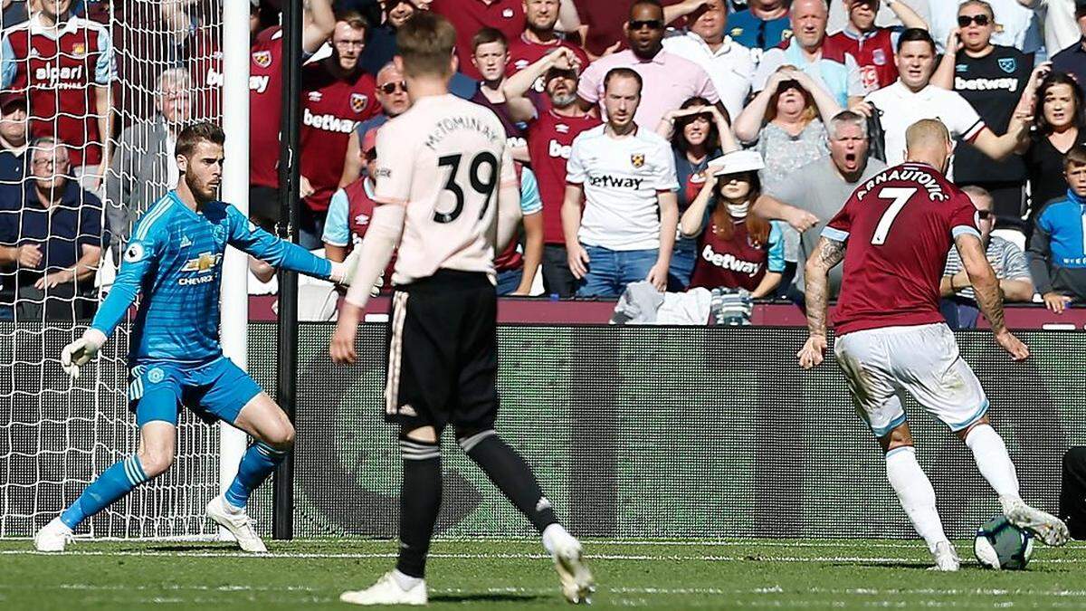 Arnautovic sorgte gegen ManUnited mit seinem Tor zum 3:1 für die Entscheidung 