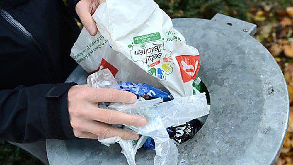 Die Verwenung von Plastiksackerln soll deutlich reduziert werden