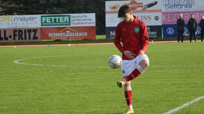 Armin Kasupovic ist seit einer Woche Teil der österreichischen U15-Nationalmannschaft
