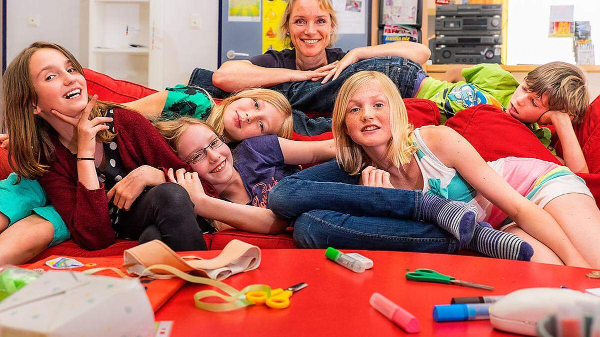 In den Gruppen können die Kinder über ihre Gefühle sprechen