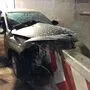 Das Unfallauto im Plabutschtunnel