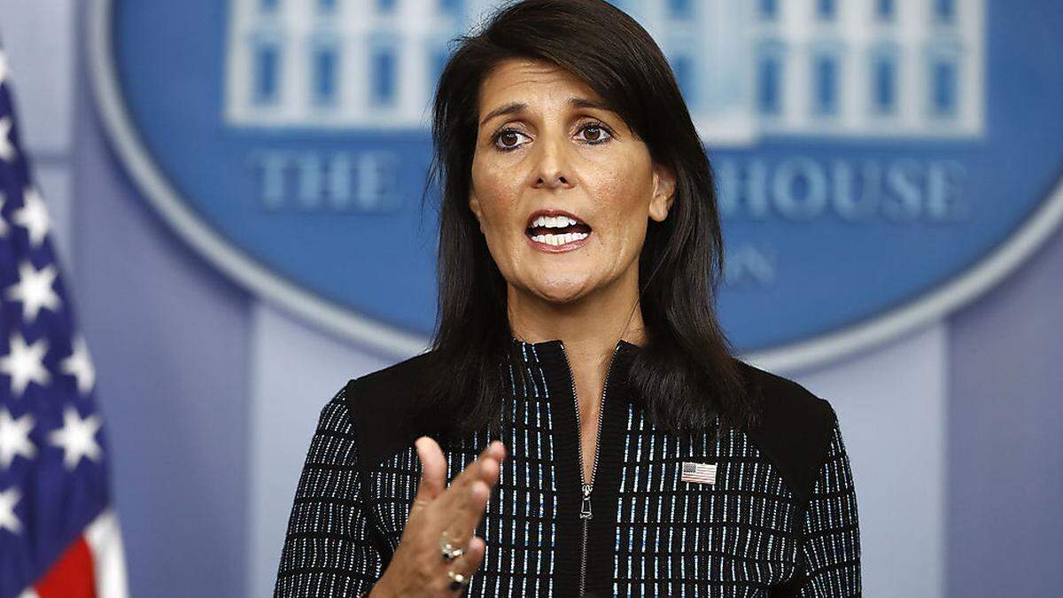 US-Botschafterin Nikki Haley 