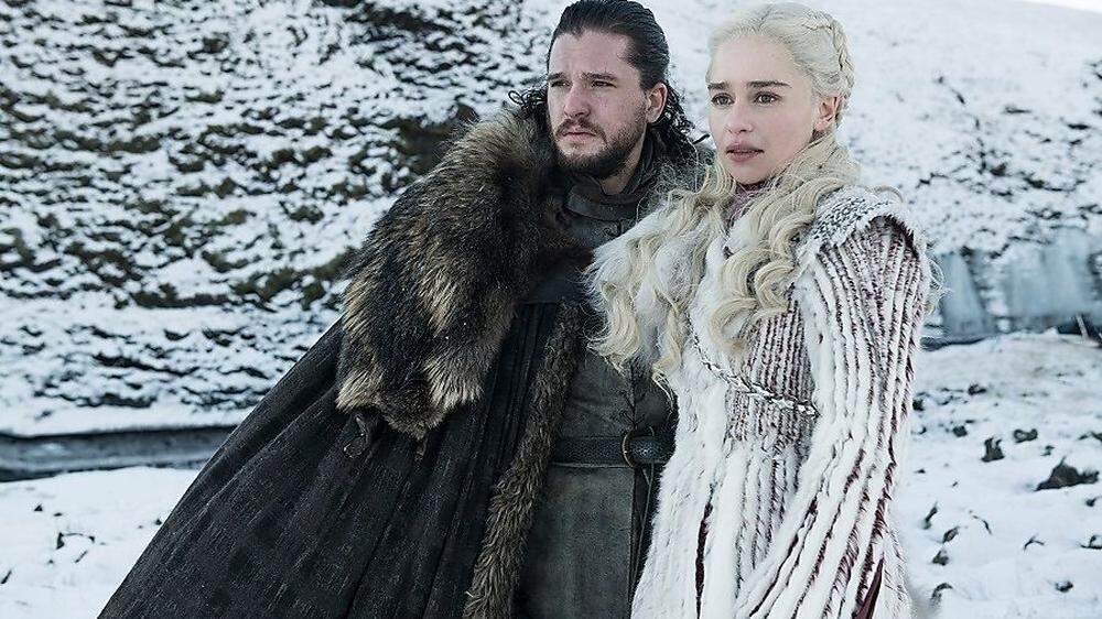 Bild aus der letzten Staffel: Jon Snow und Daenerys Targaryen