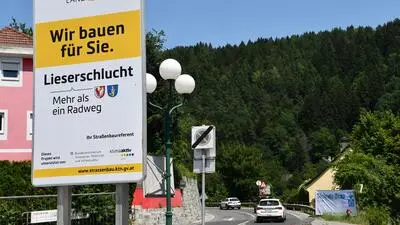 Die Einfahrt der Lieserschlucht