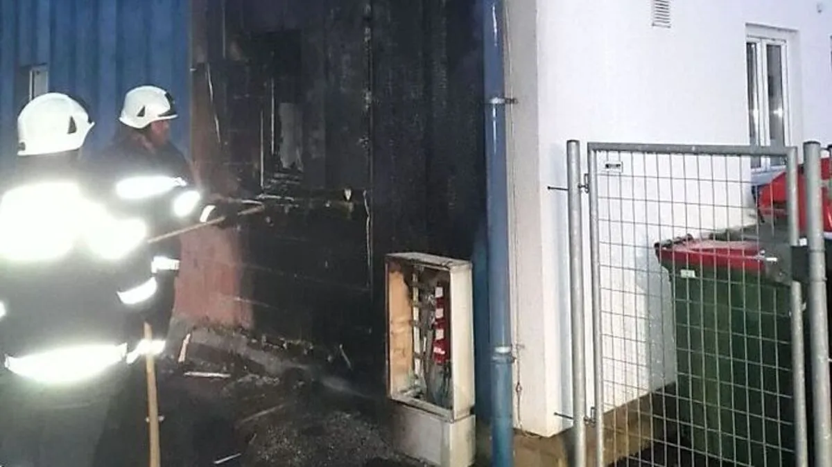 Einsatz im Altstoffsammelzentrum