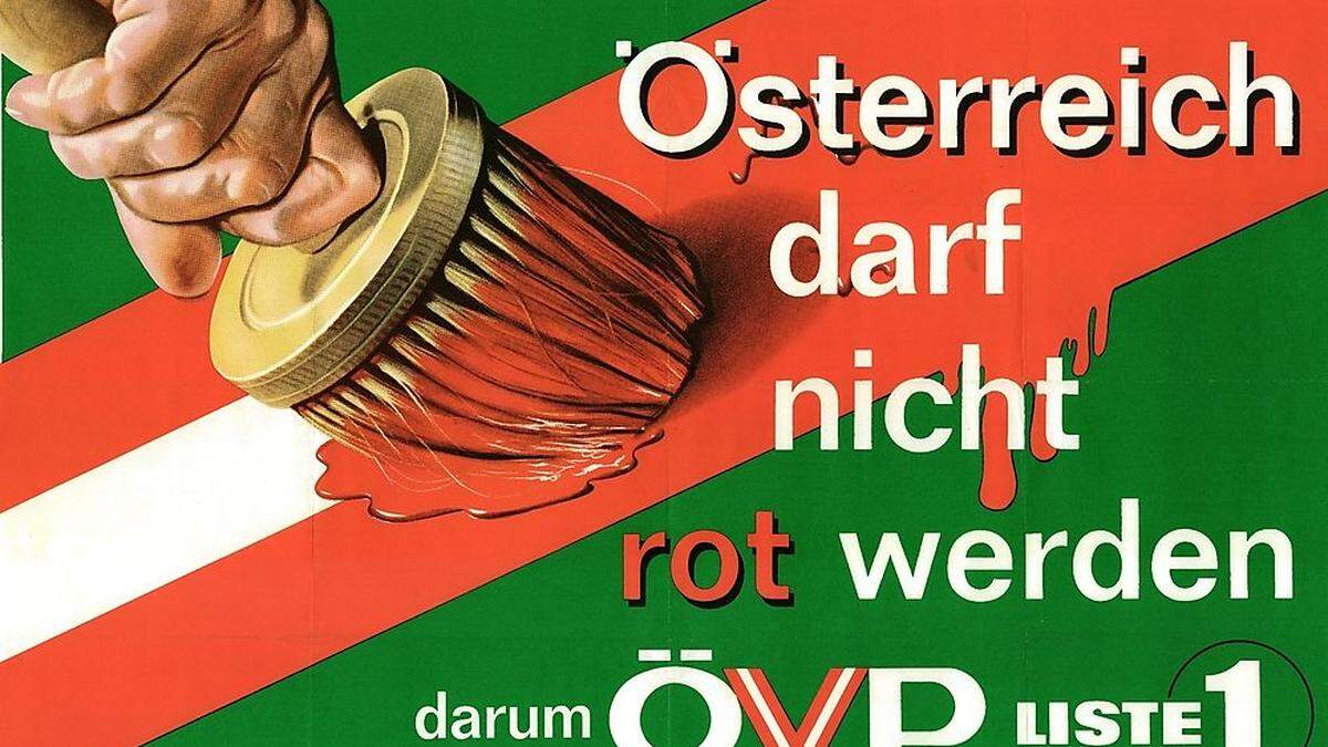 Wahlplakat ÖVP 1966