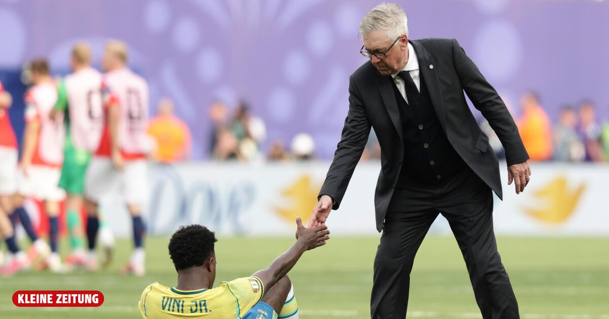 Trotz der historischen WM-Peinlichkeit hätte sich der legendäre Trainer Ancelotti keine Sorgen machen müssen