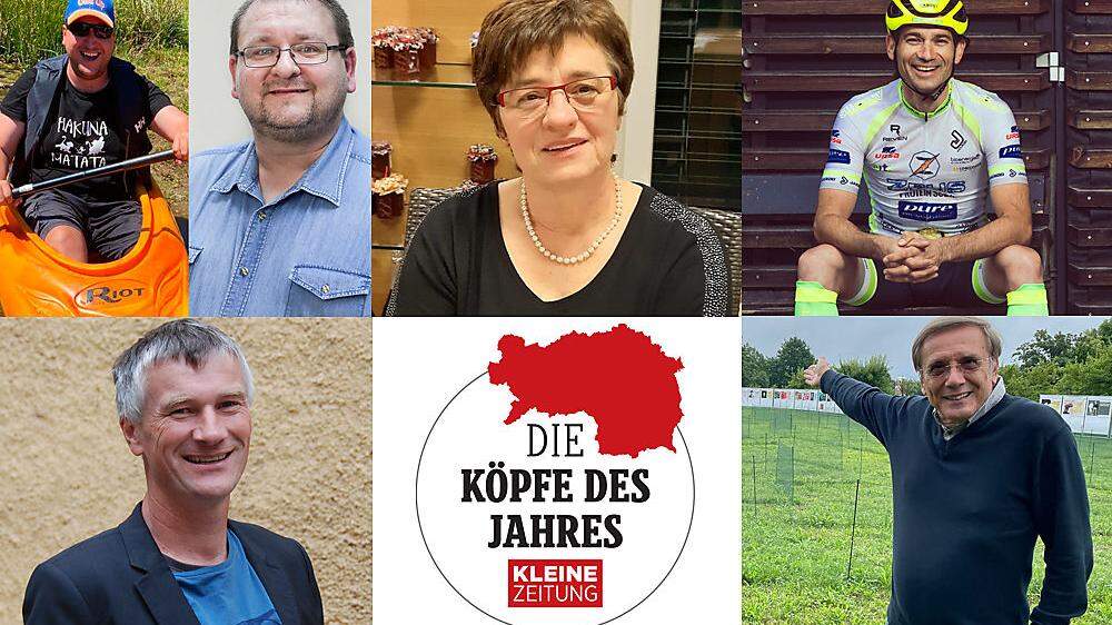 Im Uhrzeigersinn: Martin Rapp, Stefan Waltensdorfer & René Pfeifer, Silvia Gutmann, Thomas Jaklitsch und Heinz Kohlhammer