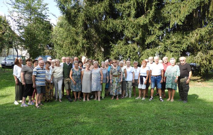 Die Mitglieder des Seniorenbunds Leibnitz-Wagna am Grillnachmittag